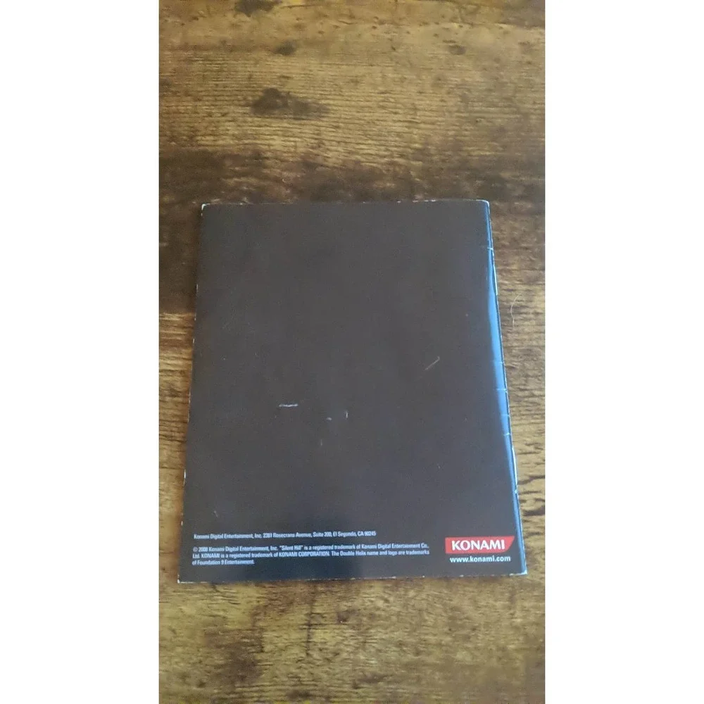 Silent Hill: Homecoming Video Game Konami (Playstation 3) Manual Only